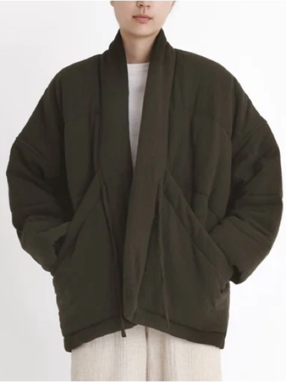 7115 by Szeki Signature Sumo Puffer - Gauze Edition in Deep Moss size L Large